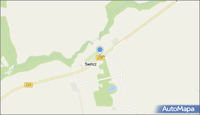 Świńcz, Świńcz, mapa Świńcz