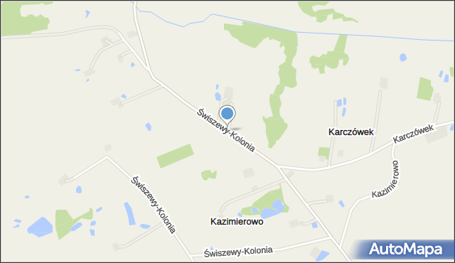 Świszewy-Kolonia, Świszewy-Kolonia, mapa Świszewy-Kolonia