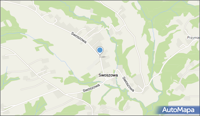 Swoszowa, Swoszowa, mapa Swoszowa