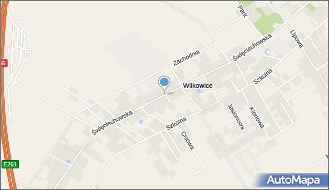 Wilkowice gmina Lipno, Święciechowska, mapa Wilkowice gmina Lipno