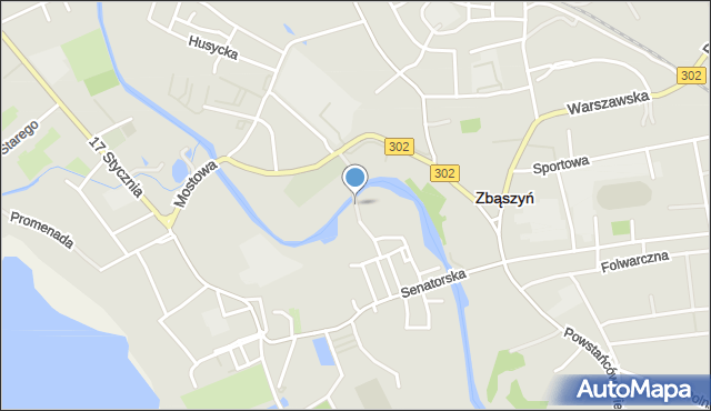 Zbąszyń, Świętomikołajska, mapa Zbąszyń