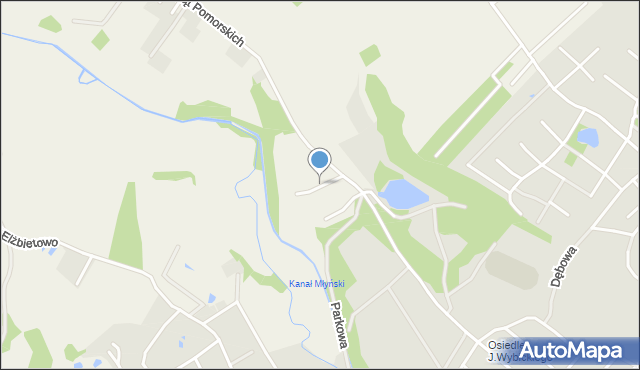 Żukowo powiat kartuski, Świerkowa, mapa Żukowo powiat kartuski