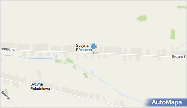 Sycyna Północna, Sycyna Północna, mapa Sycyna Północna