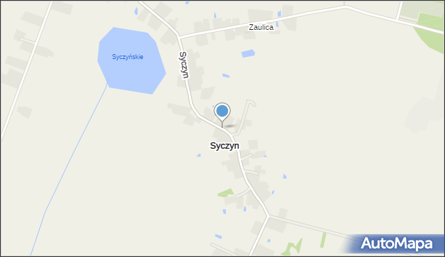 Syczyn, Syczyn, mapa Syczyn