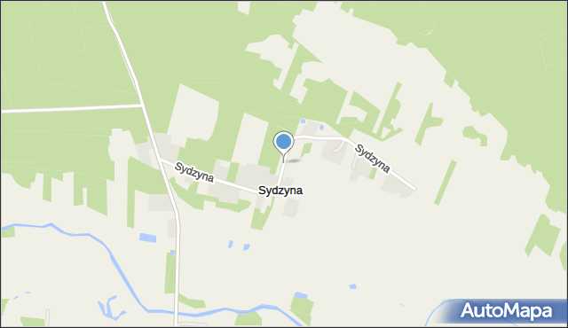 Sydzyna, Sydzyna, mapa Sydzyna