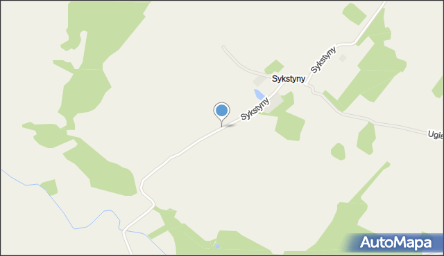 Sykstyny, Sykstyny, mapa Sykstyny