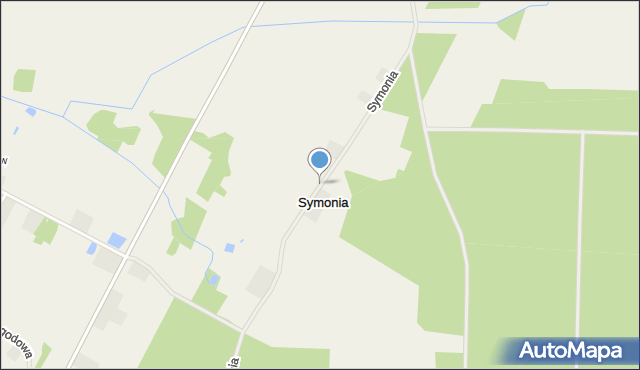 Symonia, Symonia, mapa Symonia