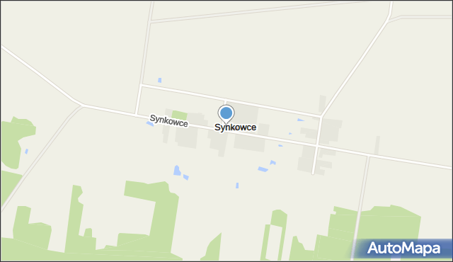 Synkowce, Synkowce, mapa Synkowce