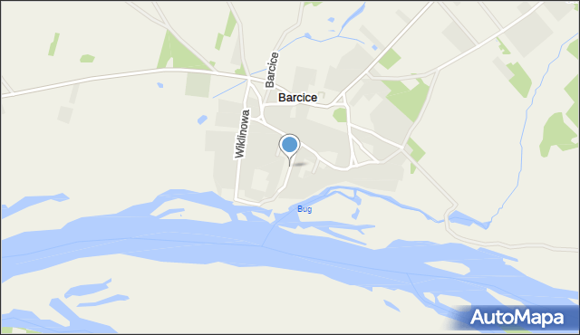 Barcice gmina Somianka, Szczęśliwa, mapa Barcice gmina Somianka