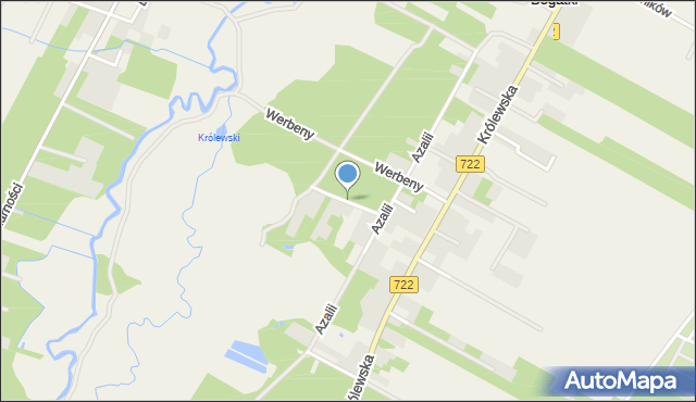 Bogatki, Szafirków, mapa Bogatki