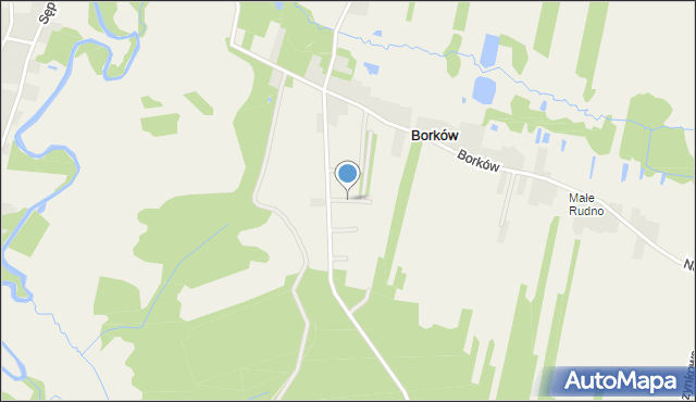 Borków gmina Kołbiel, Szyszkowa, mapa Borków gmina Kołbiel