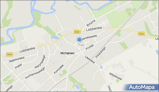 Brodnica, Szkolna, mapa Brodnica