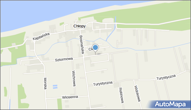 Chłopy, Szyprów, mapa Chłopy