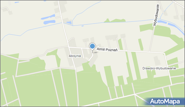 Drawsko, Szacherskiego Zbigniewa, płk., mapa Drawsko