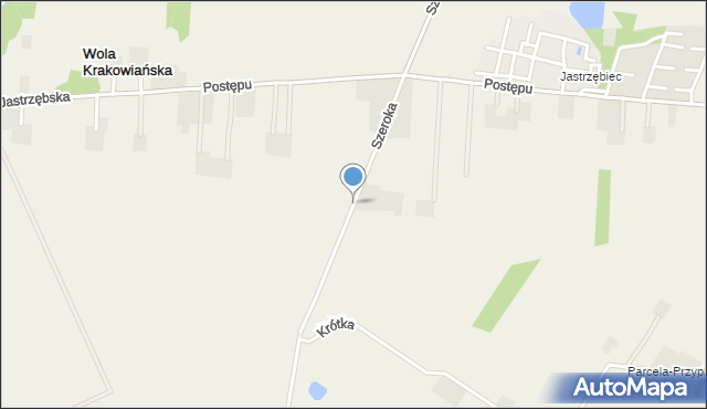Garbatka gmina Lesznowola, Szeroka, mapa Garbatka gmina Lesznowola