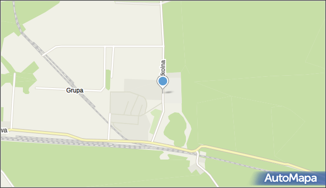 Grupa, Szkolna, mapa Grupa