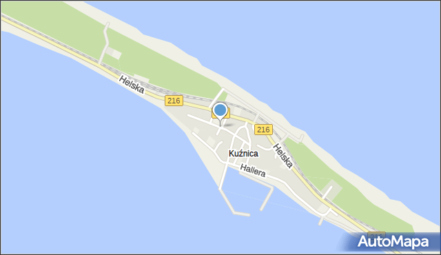 Jastarnia, Szynalewskiego Ksawerego, ks., mapa Jastarnia