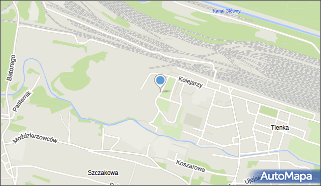 Jaworzno, Szklarska, mapa Jaworzno