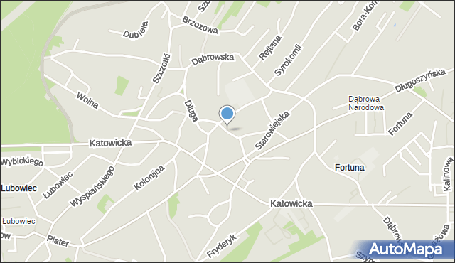 Jaworzno, Szkolna, mapa Jaworzno