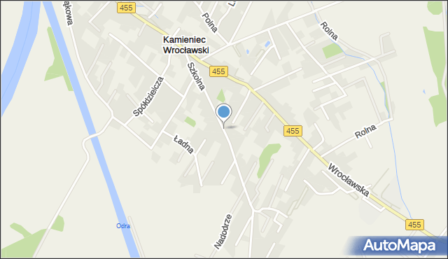 Kamieniec Wrocławski, Szkolna, mapa Kamieniec Wrocławski