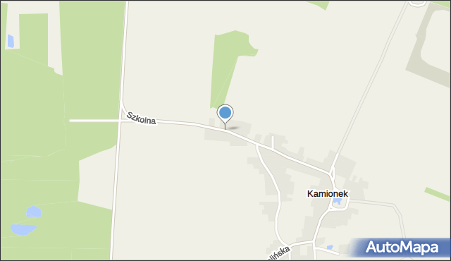 Kamionek gmina Gogolin, Szkolna, mapa Kamionek gmina Gogolin