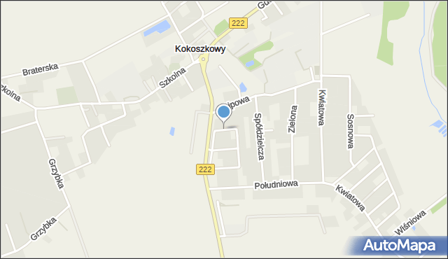 Kokoszkowy, Szafirowa, mapa Kokoszkowy