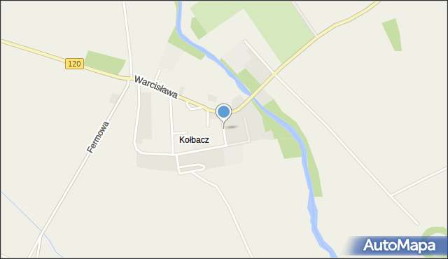 Kołbacz, Szarych Mnichów, mapa Kołbacz