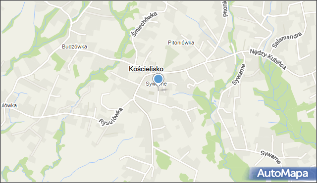 Kościelisko, Szeligówka, mapa Kościelisko