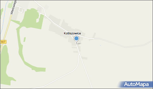 Kotliszowice, Szkolna, mapa Kotliszowice