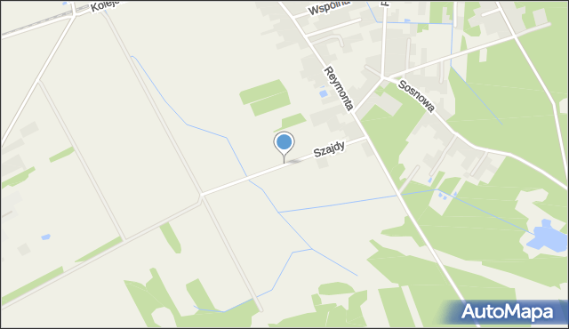 Kotuń powiat siedlecki, Szajdy Ludwika, mapa Kotuń powiat siedlecki