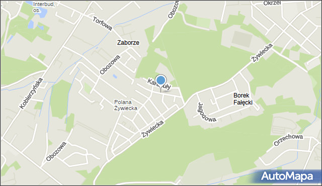 Kraków, Szczerbińskiego Karola, mapa Krakowa