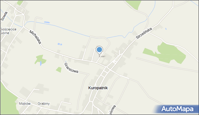 Kuropatnik, Szkolna, mapa Kuropatnik