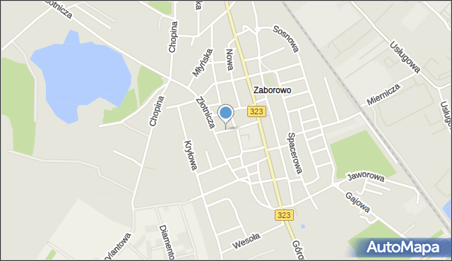 Leszno, Szeroka, mapa Leszno