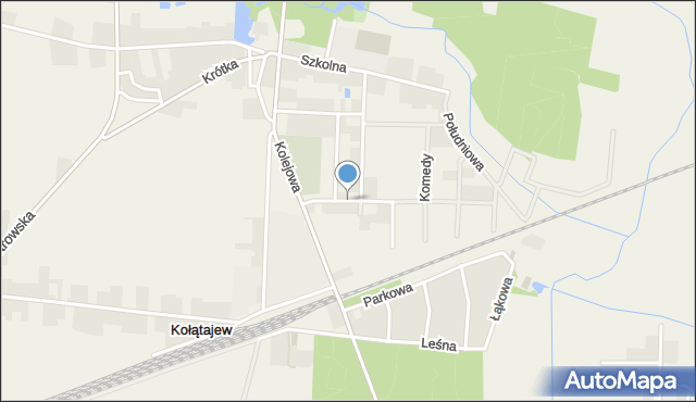 Lewków, Szopena Fryderyka, mapa Lewków