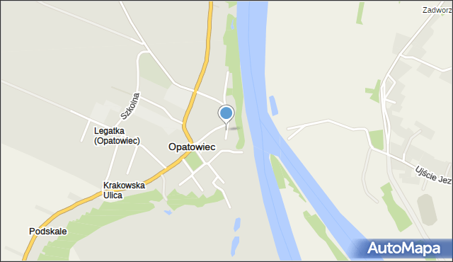 Opatowiec powiat kazimierski, Szewska, mapa Opatowiec powiat kazimierski