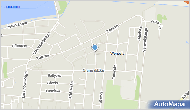 Ostrów Wielkopolski, Szafirowa, mapa Ostrów Wielkopolski