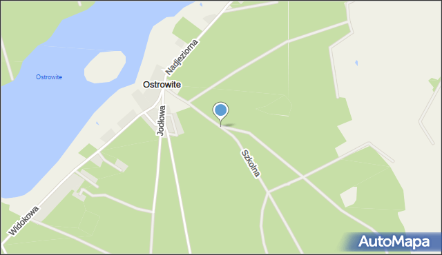 Ostrowite gmina Czersk, Szkolna, mapa Ostrowite gmina Czersk