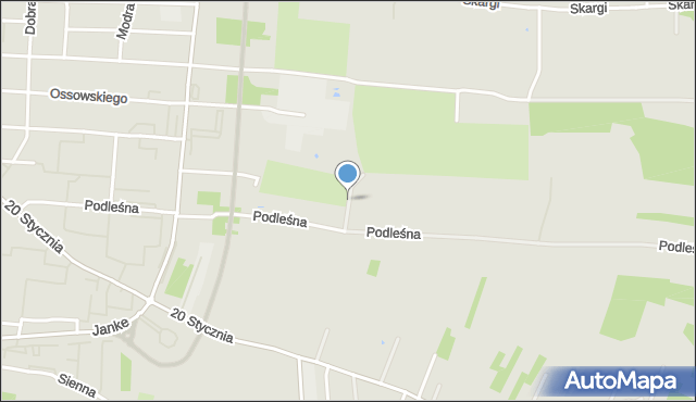 Pabianice, Szara, mapa Pabianic