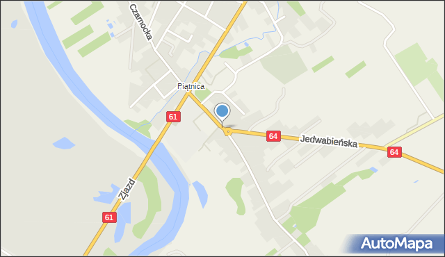 Piątnica Poduchowna, Szkolna, mapa Piątnica Poduchowna