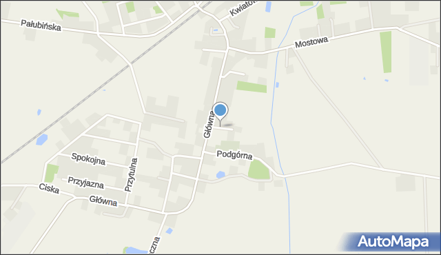 Pinczyn, Szkolna, mapa Pinczyn