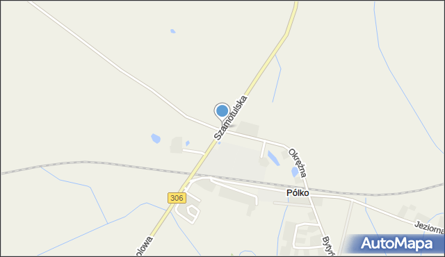 Pólko gmina Kaźmierz, Szamotulska, mapa Pólko gmina Kaźmierz