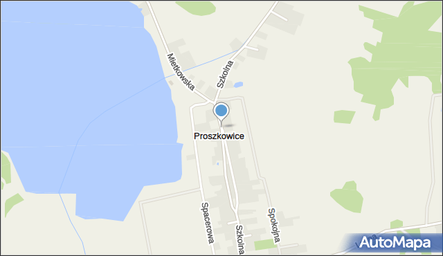 Proszkowice, Szkolna, mapa Proszkowice