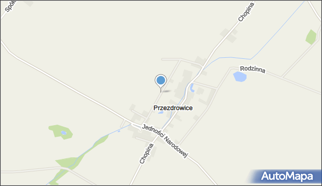 Przezdrowice, Szymanowskiego Karola, mapa Przezdrowice