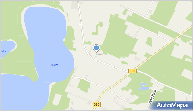 Rogóźno gmina Ludwin, Szewska, mapa Rogóźno gmina Ludwin
