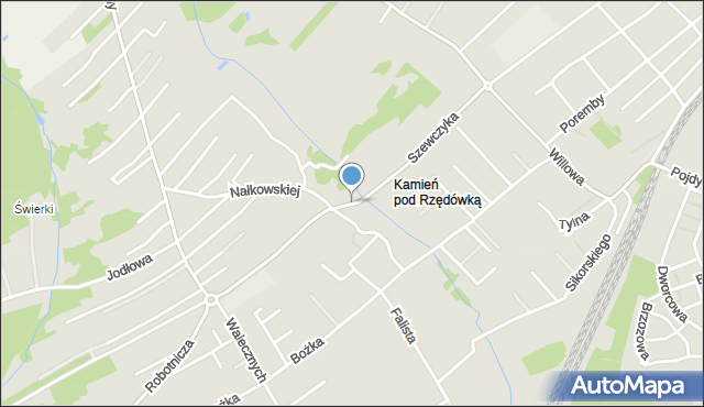 Rybnik, Szewczyka Alojzego, mapa Rybnika