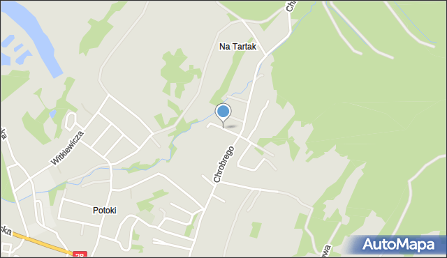 Sanok, Szewska, mapa Sanok