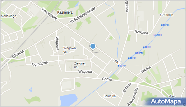 Sosnowiec, Szmejka, mapa Sosnowca