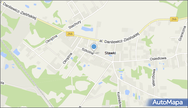 Stawki gmina Aleksandrów Kujawski, Szkolna, mapa Stawki gmina Aleksandrów Kujawski