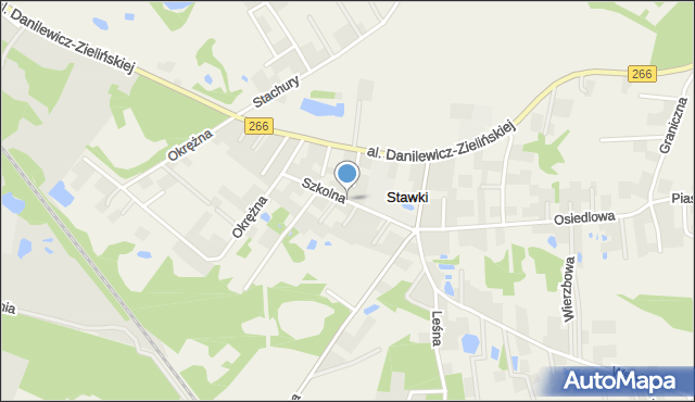 Stawki gmina Aleksandrów Kujawski, Szkolna, mapa Stawki gmina Aleksandrów Kujawski