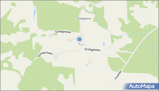 Surmówka, Szelągówka, mapa Surmówka